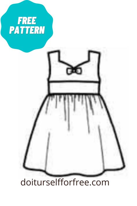 Sleeveless Frock, Tank Top Sewing Pattern, Toddler Patterns, Toddler Designer Clothes, Baby Clothes Patterns Sewing, Sewing Kids Clothes, Girls Dress Sewing Patterns, Dress Patterns Free, Fashion Embroidery