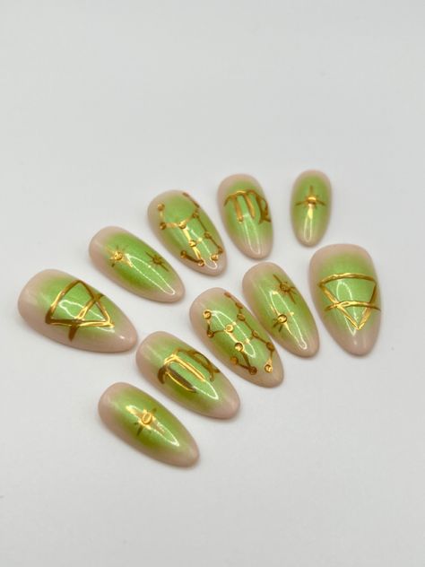 Virgo Season Nails, Virgo Nail Ideas, Virgo Nails Designs, Virgo Nails, Zodiac Nail Designs, Season Nails, Virgo Season, Nails Inspo, Nails Designs