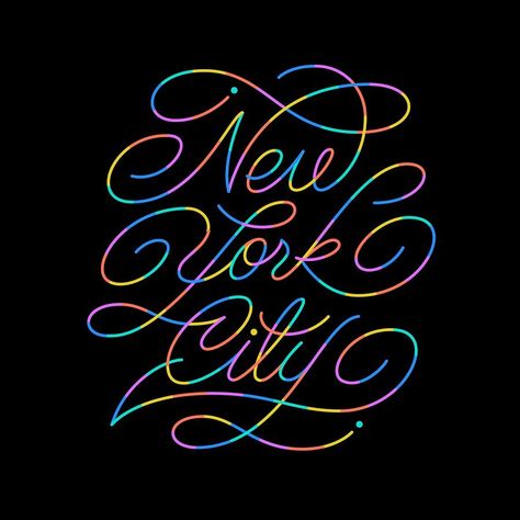 Ann Chen on Instagram: “Same composition, different style. Swipe for a prickly NYC. Which one do you prefer? 👀 #annlettering . . . #monoline #ipadart #letteringco…” Pencil Challenge, Chalk Lettering, Drop Cap, Modern Lettering, Sign Writing, Watercolor Lettering, Ipad Lettering, Hand Lettering Alphabet, Poster Design Inspiration