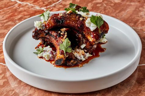 "Top Chef" Winner Joe Flamm's Recipe for Italian Pork Pampanella Ribs - InsideHook Best Grilled Chicken Recipe, Restaurants In Chicago, Best Meals, Pork Rub, Calabrian Chili, Honey Sauce, Ribs On Grill, Grilled Chicken Recipes, Bbq Ribs