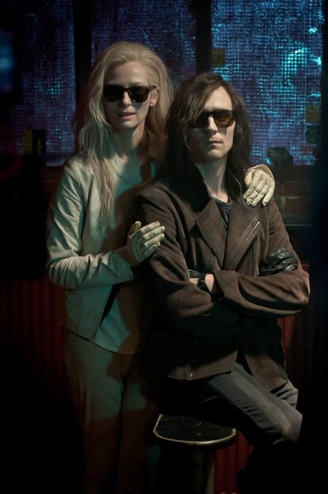 tom hiddleston and tilda swinton as adam and eve in only lovers left alive Tom Hiddleston Funny, Only Lovers Left Alive, A Dark Room, Thomas William Hiddleston, Tilda Swinton, Tom Hiddleston Loki, Adam And Eve, Dark Room, The Villain