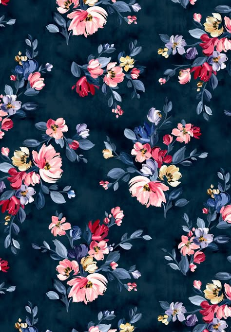 Floral Digital Prints Design, All Over Floral Print Pattern, Floral Textile Prints Design, Floral Print Design Pattern, Floral Background Wallpapers, Floral Textile Prints, Flower Print Wallpaper, Flowers Textile Design, Floral Fabric Prints