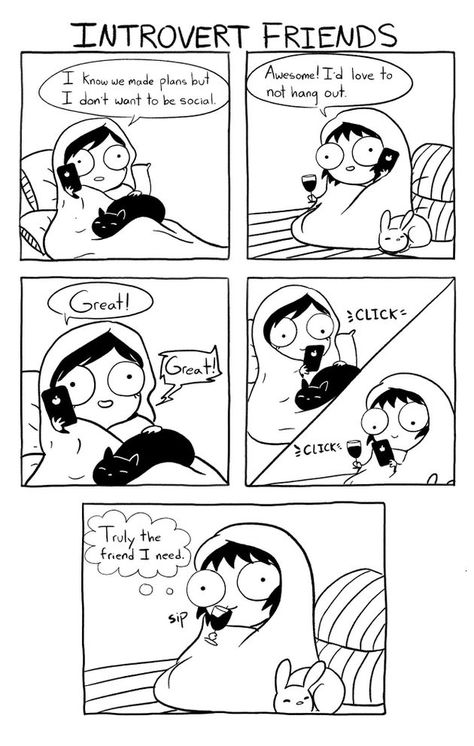 6 Hilarious Illustrations That Sum Up The Bonds Of Female Friendship | HuffPost Sarah Scribbles, Sarah Anderson Comics, Sarah's Scribbles, Sarah Andersen, Smile 2, Introvert Problems, Introvert Humor, Meme Comics, Memes Humor