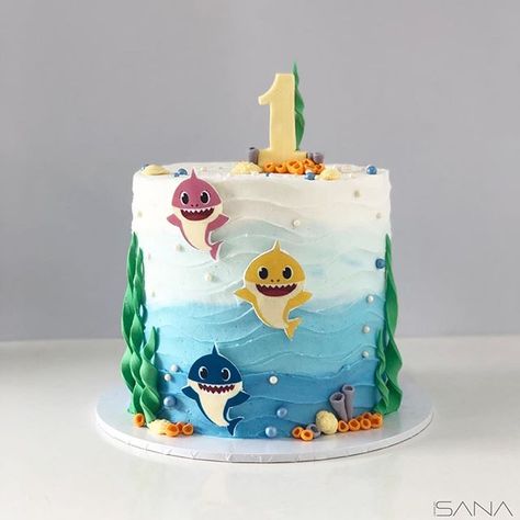 [New] The 10 Best Dessert Ideas Today (with Pictures) - Baby shark . . #babysharkcake #babyshark #cake #cakesbysana #buttercreamcake #ombrecake #babycake #sharkcake #buttercream #1stbirthdaycake #1stbirthday #dessert #baker #foodie #instacake #instabday #indstalike Baby Shark Torte, Shark Birthday Cakes For Boys, Baby Shark Birthday Cake Boy, Baby Shark 2nd Birthday Cake, Baby Shark Birthday Party Boy Cake, Babyshark Bday Party, Birthday Cake For Baby Boy 2nd, Baby Shark Nails, 1st Birthday Cake Buttercream