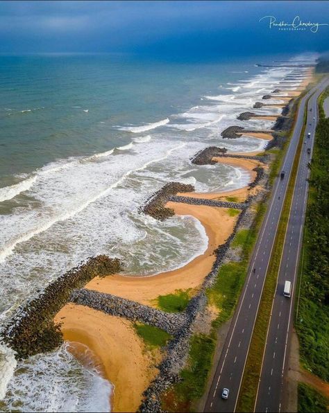 Marine Drive Mumbai, Marine Drive, Marina Beach, Pondicherry, Beach Road, Andhra Pradesh, Tamil Nadu, Tour Packages, Mumbai