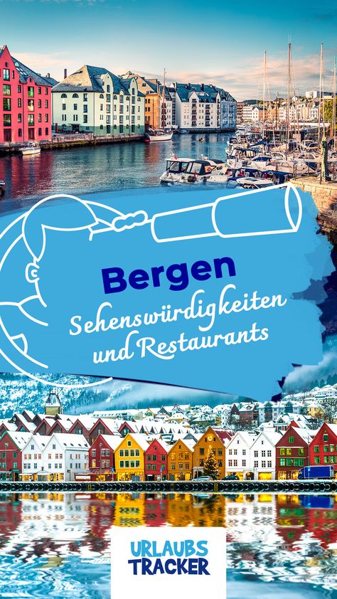 Bunte Häuschen umgeben von der rauen Landschaft Norwegens: Bergen ist die zweitgrößte Stadt des Landes und unbedingt eine Reise wert! Eingebettet in hohe Berge und tiefe Fjorde sieht Bergen im Sommer und Winter sehr idyllisch aus. Du möchtest wissen, was Du in Bergen erleben kannst und welche Geheimtipps und Insider Du auf keinen Fall verpassen darfst? Alle Tipps für Deine Reise nach Bergen findest Du in meinen Reisetipps.   #urlaubstracker #urlaubstipps # reisetipps #bergen #norwegen Beautiful Norway, Bergen Norway, Visit Norway, Travel Locations, Travel Information, Globe Trotter, Beautiful Nature, Norway, Holland