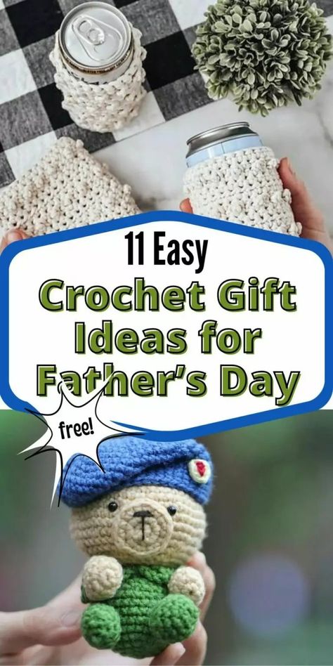 Here are heaps of gift ideas your father or special role model in your life could ever want. I have included practical projects like scarves and blankets to help people stay warm, or novelty ones like ghost shaped coasters! I hope the receiver loves your gift as much as you will love the process of making it! Things To Crochet For Fathers Day, Crochet Ideas For Father’s Day, Father's Day Crochet Ideas, Crochet Fathers Day Gifts Free Pattern, Crochet For Father’s Day, Crochet Gifts For Grandparents, Crochet Fathers Day Gift, Fathers Day Crochet Ideas, Male Crochet Gifts