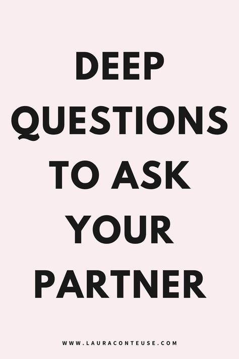 Spark meaningful conversations with these fun questions for couples & good questions to ask your partner. Explore intentional questions to ask him and funny questions to ask in a relationship. Dive deeper with romantic questions for couples and get to know you questions for couples. Learn personal growth tips and discover deep questions to ask your partner. Whether you’re asking fun questions to ask your spouse or meaningful questions to ask your spouse, these prompts will help you grow closer. Deep Question To Ask Your Boyfriend, Good Relationship Questions, Deep Questions To Ask Partner, How To Connect With Your Partner, Partner Questions Relationships, Questions To Ask Someone Your Dating, Anniversary Questions For Couples, Relationship Questions For Couples, Couples Questions Relationships