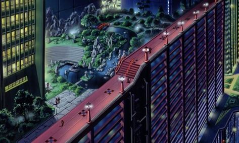 The Neo-Tokyo of AKIRA (1988). Akira 1988, Tokyo Bay, Neo Tokyo, Arte Robot, Future City, Ghost In The Shell, Animation Background, 90s Anime, City Aesthetic