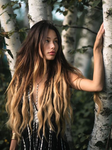 Human Hair Dread Extensions, Half Dreads, Partial Dreads, Ombre Dreadlocks, Dread Extensions, Hippie Hair, European Hair, Dreadlock Extensions, Synthetic Dreads