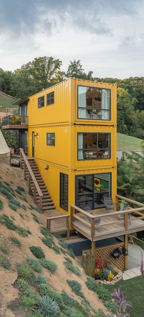 Three Story Container House Design One Container House Design, 3 Bedroom Storage Container Home, Container Villa Design, Simple Container Homes, A Frame Container Home, Connex Box Homes, 2 Story Shipping Container Home, Container House Design Budget, 40 Ft Container Home Floor Plans