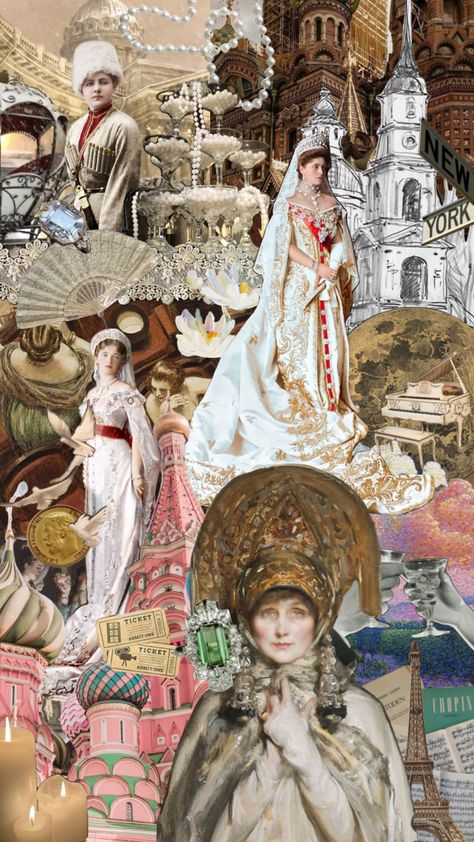 inspo for my character in #murderontheorientexpress #agathacristie #murdermystery #russianroyalty #russian #russia #russianhistory #royalty #princess Russian Aristocracy Aesthetic, Russian Princess Aesthetic, Russian Royalty Aesthetic, Russian Iconography, Russian Queen, Russian Traditional Dress, Slavic Core, Russian Aristocracy, Russia Landscape