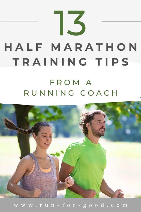 Get half marathon training tips from an experienced running coach to help runners of all levels feel more prepared for their race. #halfmarathontraining Preparing For Half Marathon, Running Breathing, Running Advice, Beginner Runner Tips, Half Marathon Training Schedule, Marathon Training Schedule, Running Coach, Half Marathon Training Plan, Interval Running