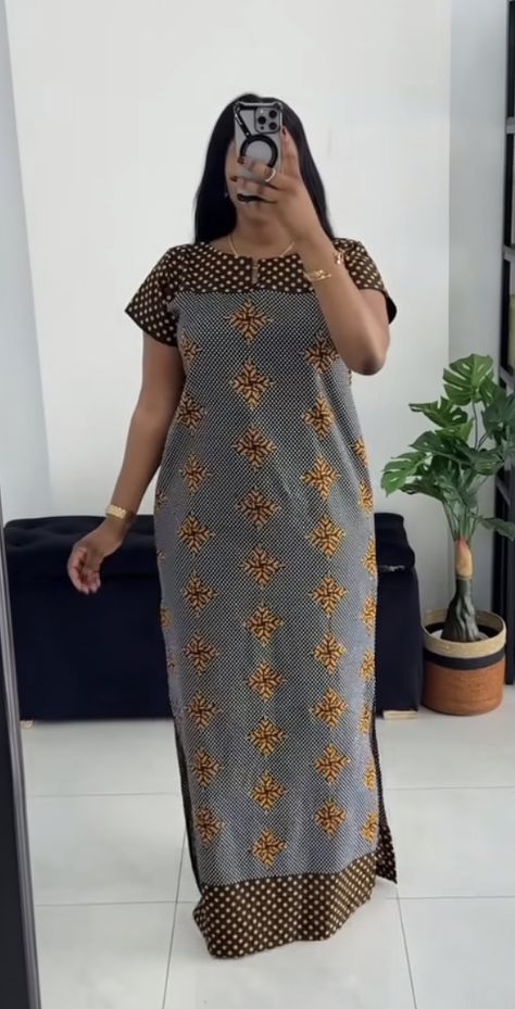 Akara Classic Long Gown, Silk Kampala Styles, Bubu Outfit, Trending Ankara Gowns, Simple Dress Styles, Boubou Styles For Women, Bubu Gown Styles, Ankara Dress Designs, Classy Short Dresses