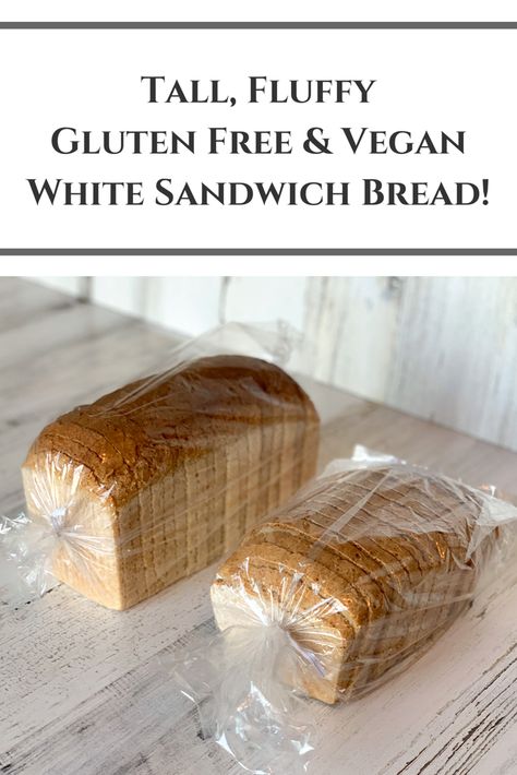 Best Gluten Free Sandwich Bread, Homemade Gluten Free Vegan Bread, Gluten Free Vegan Sandwich Bread, Gf Sandwich Bread, Gluten Free Vegan Bread Recipe, Vegan Gf Bread, Gluten Free Egg Free Bread, Gluten Free White Bread, Gluten Free Sandwich Bread Recipe