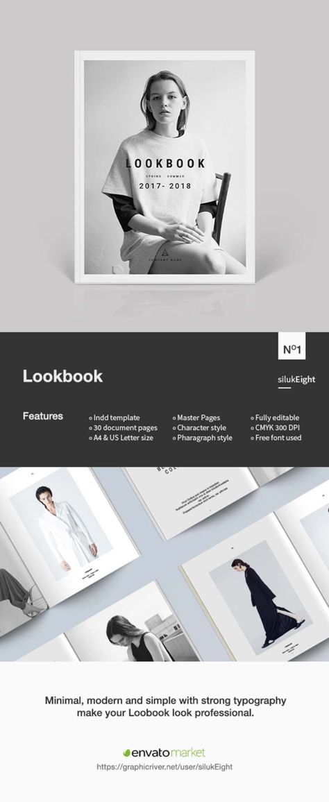 39 Stylish Lookbook Template Designs (Brand, Fashion, Product, and More) Luxury Fashion Lookbook Layout, Lookbook Template Fashion, Fashion Catalogue Design Layout, Fashion Catalogue Design, Lookbook Cover, Fashion Lookbook Layout, Fashion Lookbook Design, Catalog Cover Design, Fashion Booklet