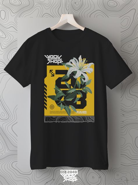 "Step into the cyberpunk future with our Flower T-shirt, blending Japan streetwear vibes, cyberpunk 2077 aesthetics, and anime kanji motifs. Embrace the dark future hacker look with hints of Harajuku, Korean urban sci-fi, and techno rave EDM vibes. This graphic tee is perfect for those who love futuristic clothing, techwear, and alternative gothic styles. Inspired by Jujutsu Kaisen, it's a unique addition to your wardrobe. At 2048 Workshop, we are dedicated to spreading futuristic fashion and culture worldwide. Our handmade creations, directly from Paris (France), embody a unique individuality not yet present in our time. Visit our Etsy shop: https://2048workshop.etsy.com and discover everything the future has to offer, including our Not Too Human T-shirt: https://2048workshop.etsy.com/fr/ Japanese Streetwear Aesthetic, Cyberpunk Tshirt, Emo Graffiti, Cyberpunk Shirt, Cyberpunk Streetwear, Alternative Streetwear, Streetwear Cyberpunk, Cyberpunk Techwear, Futuristic Clothing