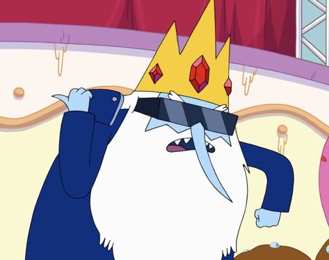 The Ice King Adventure Time, Ice King Pfp, Simon Ice King, Orbit Core, Adventure Time Ice King, Ice King Adventure Time, Adventure Time Pfp, Betty And Simon, Adventure Time Style