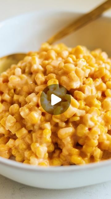 MacKenzie Smith on Instagram: "And now, friends, the easiest Thanksgiving side dish of all time - Hot Honey Butter Skillet Corn! This vegetarian side dish is made with 5 pantry staples and is ridiculously easy to make! It’s like creamed corn’s hip older sister who studied abroad 😎 Here’s what you’ll need to make it: Feel free to comment or DM 🌽 to get the full recipe sent straight to your inbox! 🌽Canned Corn 🌽Salted Butter 🌽Cream Cheese 🌽Honey 🌽Hot Sauce Or be sure to snag the full recipe through the link in my bio or here - https://grilledcheesesocial.com/2022/03/22/hot-honey-butter-skillet-corn/" Hot Honey Butter, Honey Butter Skillet Corn, Vegetarian Side Dish, Mackenzie Smith, Skillet Corn, Thanksgiving Side Dishes Easy, Spring Recipe, Thanksgiving Side Dish, Food Network Star