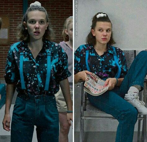 Eleven Halloween Costume, Stranger Things Fashion, Eleven Costume, Stranger Things Halloween Costume, Stranger Things Cosplay, 11 Stranger Things, Look 80s, Stranger Things Outfit, Stranger Things Costume