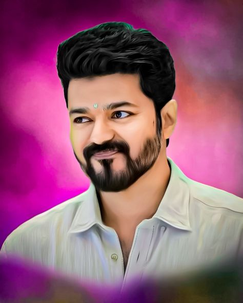 Vijay Oil Painting Images, Oil Painting Images, Oil Painting Photo, Vijay Photos, Happy Birthday Photo Editor, Motorbike Illustration, Joe Movie, Ganpati Photo, Vijay Actor Hd Images