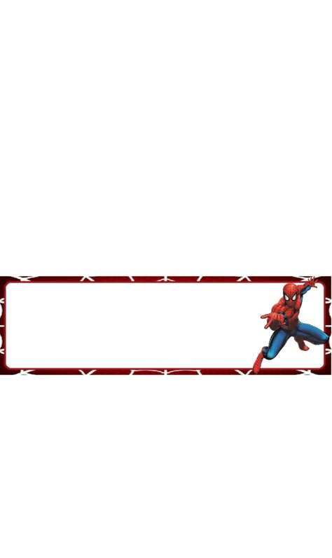 Spider Man Name Tag, Spiderman Name Tag, Spiderman Name, Christmas Wallpaper Iphone Tumblr, Superman Stickers, Batman Wallpaper Iphone, School Stickers Labels, Pencil Labels, Notebook Labels