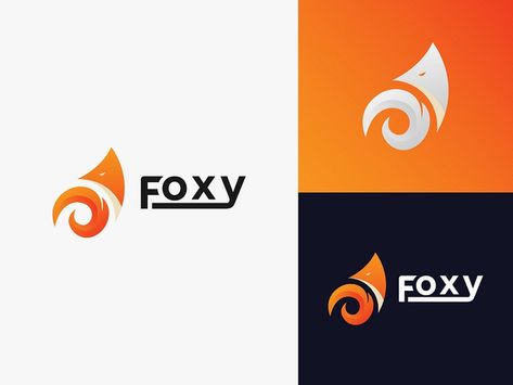 foxy logo by Mehedi Hasan on Dribbble Typography Logo, Global Community, Creative Professional, Typography, Logo Design, ? Logo, Design