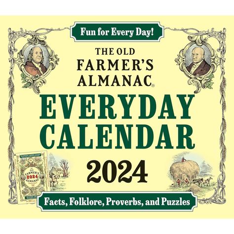 A smile for every day! The 2024 Old Farmer’s Almanac Everyday Calendar lets you start each day learning something new Old Farmer, Christian Missions, Learning Something New, Bible Dictionary, Weather Predictions, Farmers Almanac, Old Farmers Almanac, Bible Illustrations, Divine Healing