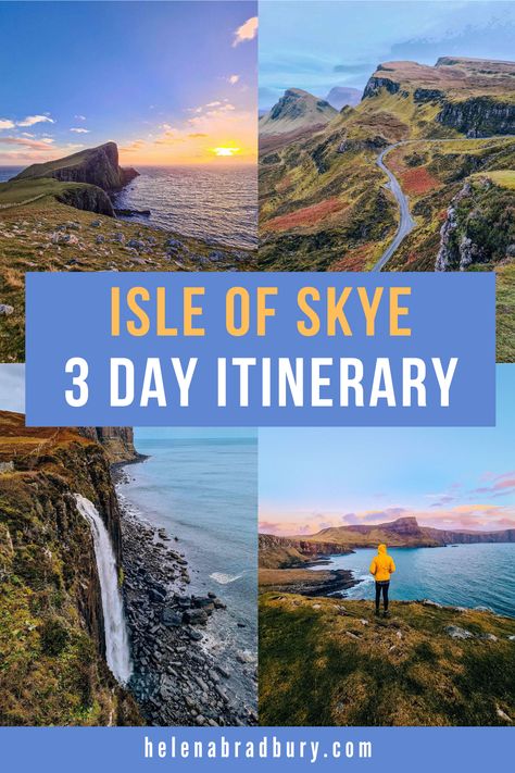 Best Hikes Isle Of Skye, Isle Of Skye Itinerary, Scotland Skye, Scotland Places To Visit, Fairy Pools Isle Of Skye, Talisker Distillery, Island Of Skye, Fairy Glen, Scotland Vacation