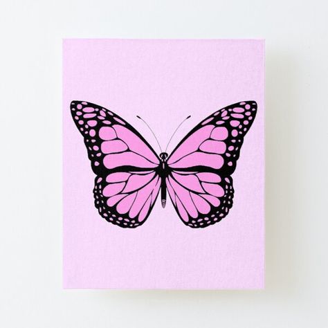 Purple Butterfly Sticker, Pink Butterfly Sticker, Nice Wallpapers, Diy Canvas Art Easy, Disney Canvas Art, Lavender Butterfly, Disney Canvas, Butterfly Art Painting, Nature Art Drawings