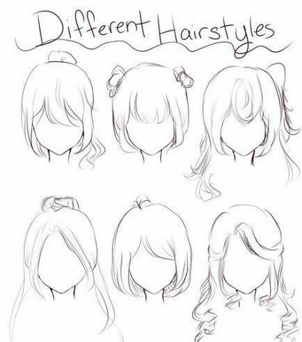 Girl Hair Drawing, Pelo Anime, Drawing Hair Tutorial, Manga Hair, Draw Hair, Hair Sketch, Seni Dan Kraf, Manga Drawing Tutorials, Drawing Hair