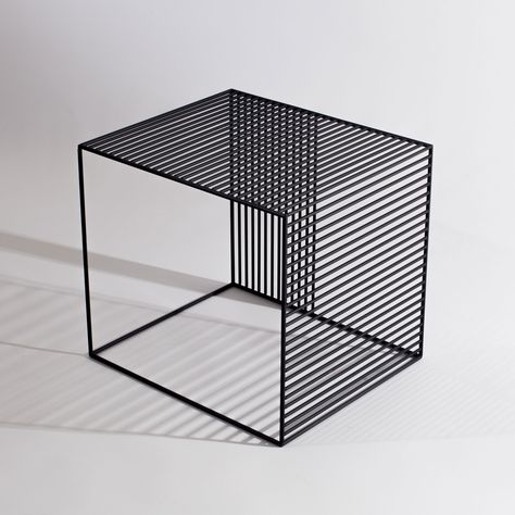 Design for Progress auction to raise money and awareness for Trump-affected issues Welding Idea, Wire Side Table, Furniture Design Unique, Minimalist Furniture Design, Neon Birthday, Object Design, Youth Center, Metal Chair, Metal Furniture Design