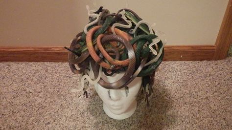 Medusa Wig Medusa Wig, Medusa Halloween Costume, Medusa Snake, Medusa Costume, Sally Beauty Supply, Book Character Costumes, Small Snakes, Halloween Costume Contest, Sally Beauty