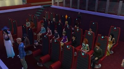 Mod The Sims - Cinema Mod v1.3 Small Home Theatre, Sims Finds, New Cinema, Free Sims 4, Free Sims, New Mods, The Sims 4 Download, Sims 4 Update, Best Sims