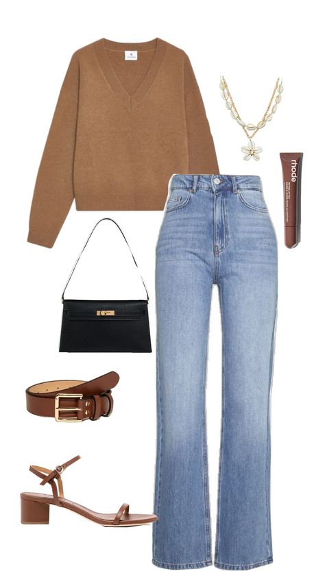 #brown #outfit #brownfit #outfitcheck #fyp #trending #casual #ootd #inspo #fypshuffle #outfitchallenge #brownaesthetic #ootdinspo #women Brown Hair Fashion Outfit, Neutral Outfits Fall, Neutral Outfits, Casual Ootd, Outfit Challenge, Brown Fits, Ootd Inspo, Brown Outfit, Hair Fashion