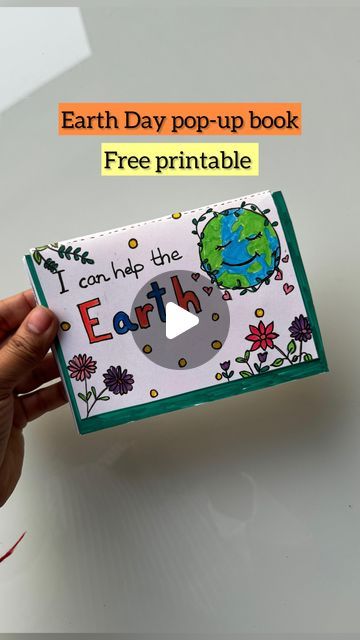 Water On Earth Activities, Science Recycle Projects, Save The Earth Projects For Kids, Save Earth Project, Natural Resources Project, I Can Help The Earth, Save Water Save Earth, Natural Resources Activities, Pop Up Craft