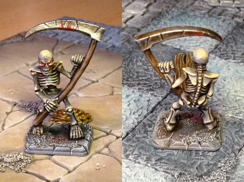 HeroQuest Skeleton Painted Miniatures by crwrene Hero Quest Miniatures, Heroquest Miniatures, Skeleton Miniatures, Advanced Heroquest, Warhammer Undead, James Bond Watch, Dwarven Forge, Hero Quest, Advanced Dungeons And Dragons