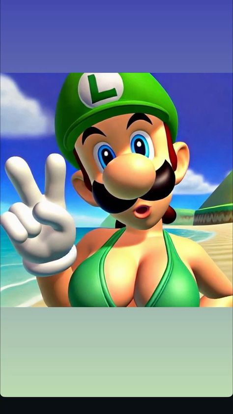 Beautiful picture of luigi Beautiful Picture, Beautiful Pictures, Funny, Pins