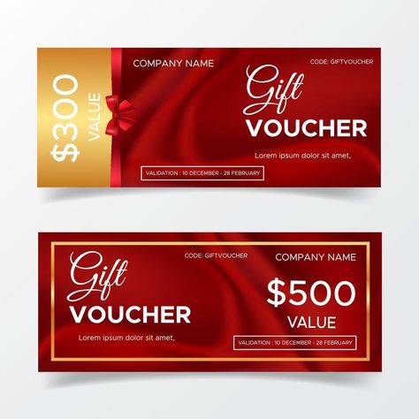 Christmas Vouchers, Gift Voucher Template, Gift Voucher Design, February Gift, Certificate Border, Voucher Template, Voucher Design, 31 Gifts, Birthday Coupons