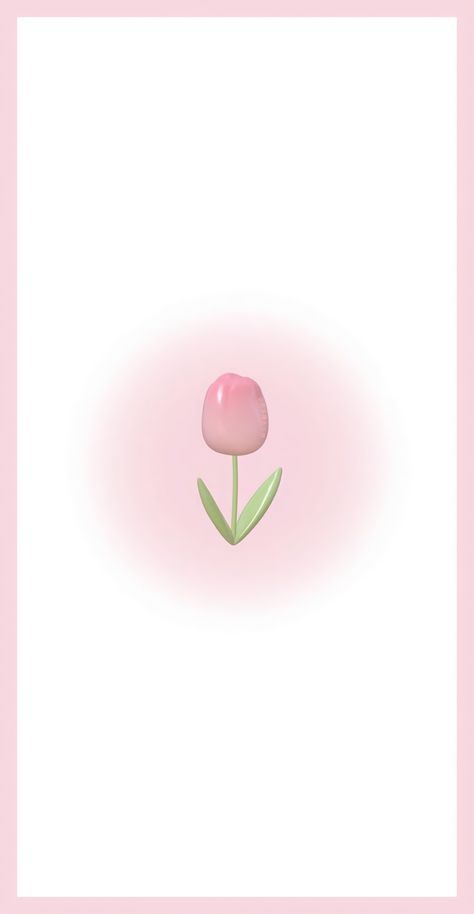 Cute Tulips Wallpaper, Pink Wallpaper Kawaii, Tulip Wallpaper, Wallpaper Iphone Tumblr, Aesthetic Wallpapers Iphone, Pink Wallpaper Ipad, Iphone Wallpaper Hd, Iphone Wallpaper Aesthetic, M Wallpaper