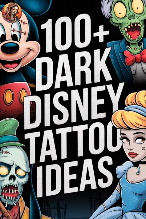 Discover 50+ captivating dark Disney tattoo ideas to inspire your next ink! Dive into the enchanting world of these unique designs and find the perfect inspiration for your next piece. Run Disney Tattoo, Tattoo Ideas Cartoon Characters, Chip And Dale Tattoo, Disney Leg Sleeve Tattoo, Dark Alice In Wonderland Tattoo Ideas, Hidden Disney Tattoo, Disney Tattoo Sleeves For Women, Disney Tattoos Unique, Disney Characters Tattoos