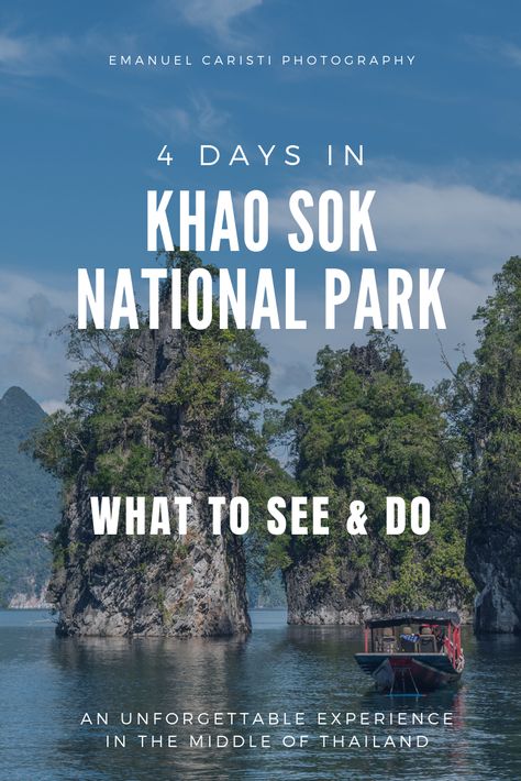 Khao Sok Thailand, Koh Sok National Park, Sabbatical Ideas, Places In Thailand, Travel Maldives, Thai Travel, Khao Sok National Park, Thailand Adventure, Thailand Vacation