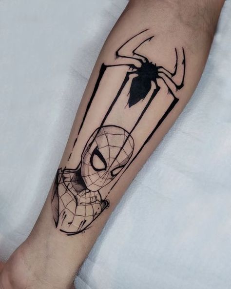 Unique Hand Tattoos, Pop Culture Tattoos, Tiger Tattoo Sleeve, Sketchy Tattoo, Spiderman Tattoo, Culture Tattoos, Latest Tattoo Design, Tatuagem Masculina Pequena, Hourglass Tattoo