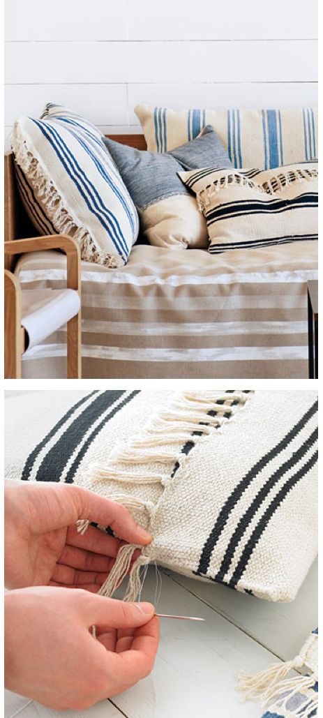 Diy Furniture Ikea, Rug Cushions, Ikea Rug, Flexible Furniture, Diy Cushions, Ikea Furniture Hacks, Large Cushions, Diy Ikea, Beginner Sewing Projects Easy