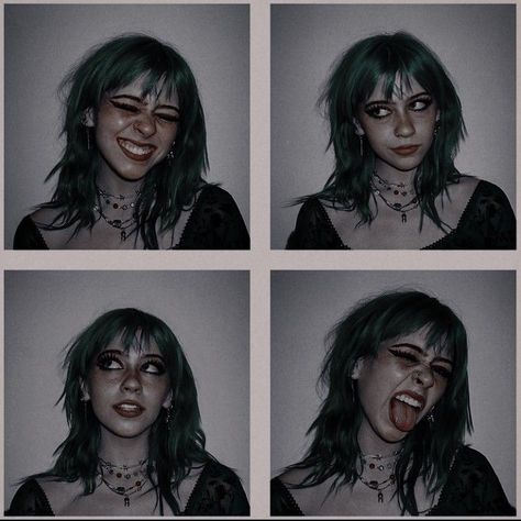 Emo Reference Photos, Grunge Oc, Vampire Bride, Shaggy Short Hair, Arte Punk, People With Disabilities, Human Reference, Human Poses Reference, Poses References