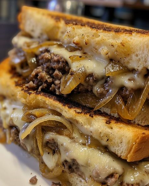 Patty Melt Recipe, Caramelized Onions Recipe, Best Sandwich Recipes, Melt Recipe, Patty Melt, Secret Sauce, Beef Recipes Easy, Grilled Cheese Sandwich, Cheese Sandwiches