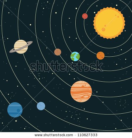 Solar System Illustration, Solar System Images, Solar System For Kids, Retro Scifi, Solar System Art, Space Quilt, Solar System Poster, Planet Poster, Art Palette