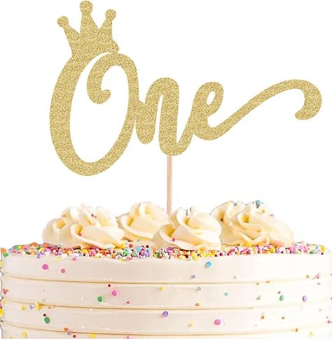 First Birthday Cake Decoration, Gold Crown Cake Topper, 1st Birthday Crown, Crown Cake Topper, Party Photo Booth Props, Birthday Cake Decoration, Crown Cake, First Birthday Cake, Printable Images