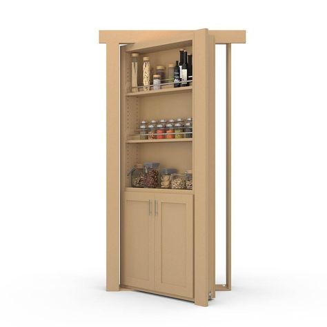 Pantry door storage