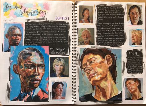 Artist Research Page, Igcse Art, Kunstjournal Inspiration, Photography Sketchbook, Ib Art, Sketchbook Layout, Textiles Sketchbook, Art Alevel, Gcse Art Sketchbook